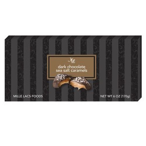 Mille Lacs Dark Chocolate Sea Salt Caramels